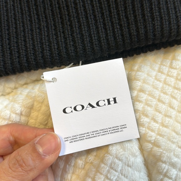 NWT Coach wool beanie - Picture 4 of 5